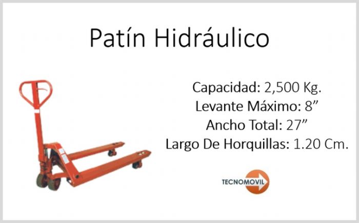 Patin Hidraulico - Tecnomovil